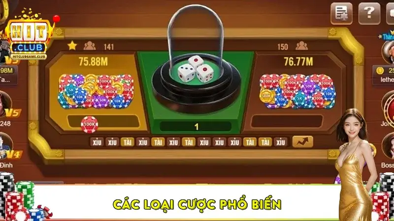 Các loại cược phổ biến